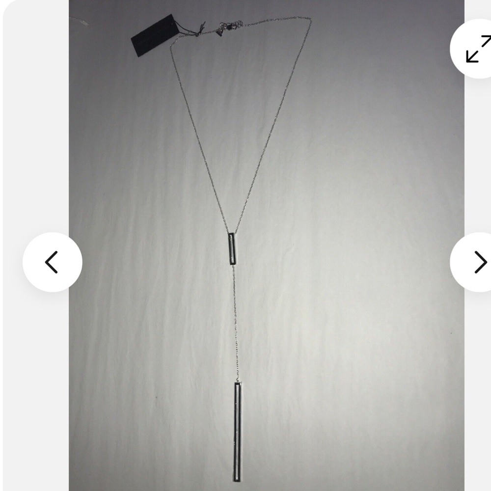 NWT Michelle Campbell Coin Slot Lariat Necklace P0-00